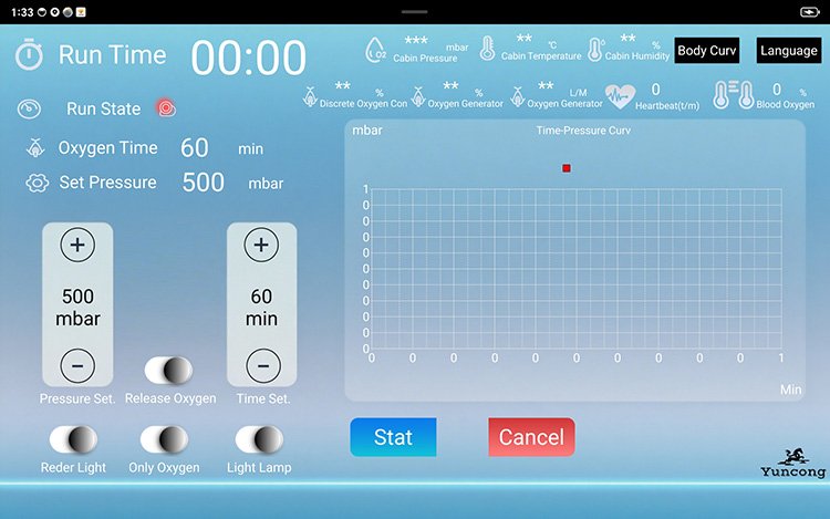 hyperbaric oxygen chamber