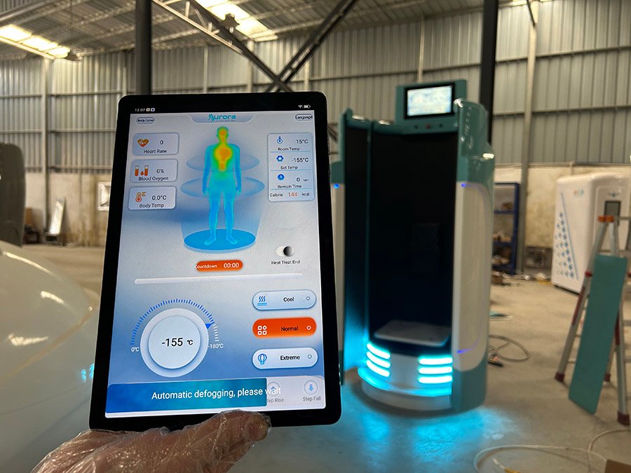 whole body cryotherapy chamber