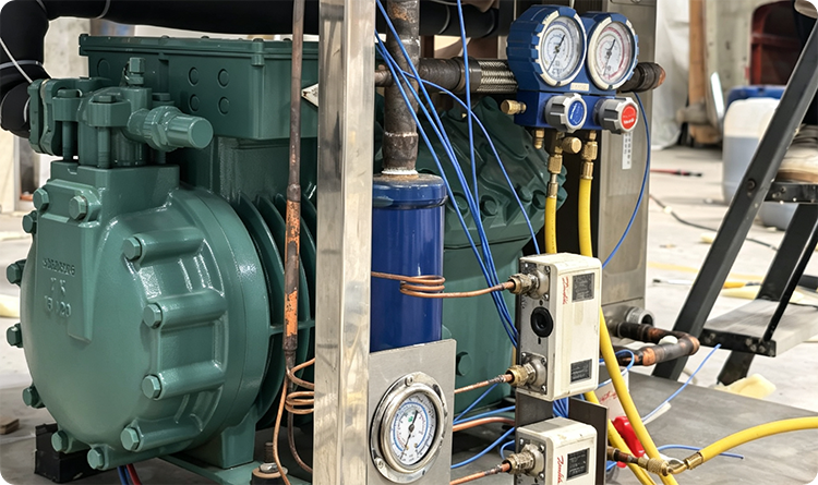 compressor of electric cryo chamber
